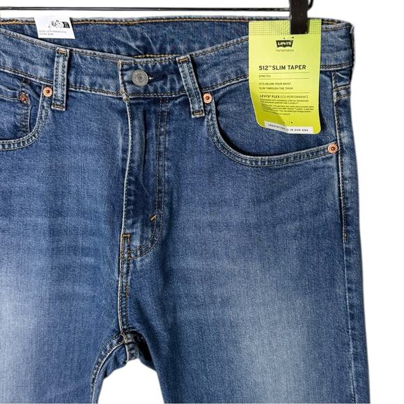 Levi’s Men’s Sz 34 x 32 Slim Taper Jeans New NWT - Picture 2 of 8